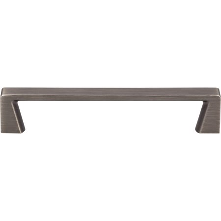 Jeffrey Alexander 128 mm Center-to-Center Brushed Pewter Square Boswell Cabinet Pull 177-128BNBDL